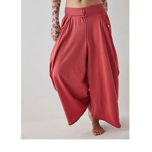 Free People Summer Slumbers Harem Pants medium NWOT